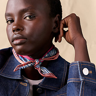 オシャレ★【HERMES】Punta Ancre Marine スカーフ ancre-marine-triangle-scarf--